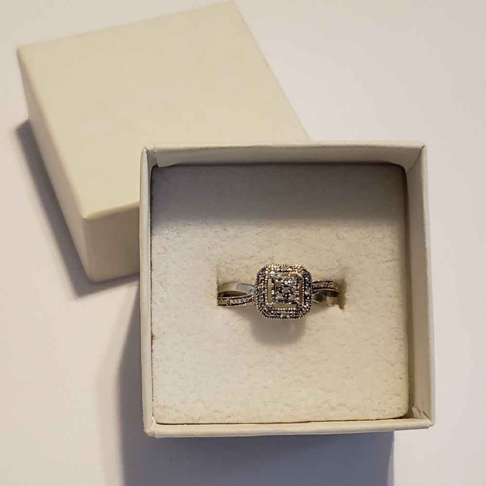 Sterling Silver and Diamond Ring from Kay Jewelers